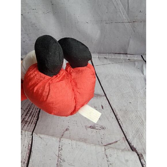 Vintage Sears Soft Dreams Nylon Santa Claus 7 In Stuffed Toy Plush Christmas Toy - Picture 7 of 8